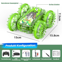 AmazeFun Obojživelné vozidlo Dálkově ovládané auto od 4 5 6 7 8 9 let Senzor gest RC auta Vnitřní a venkovní hračky pro děti Loď